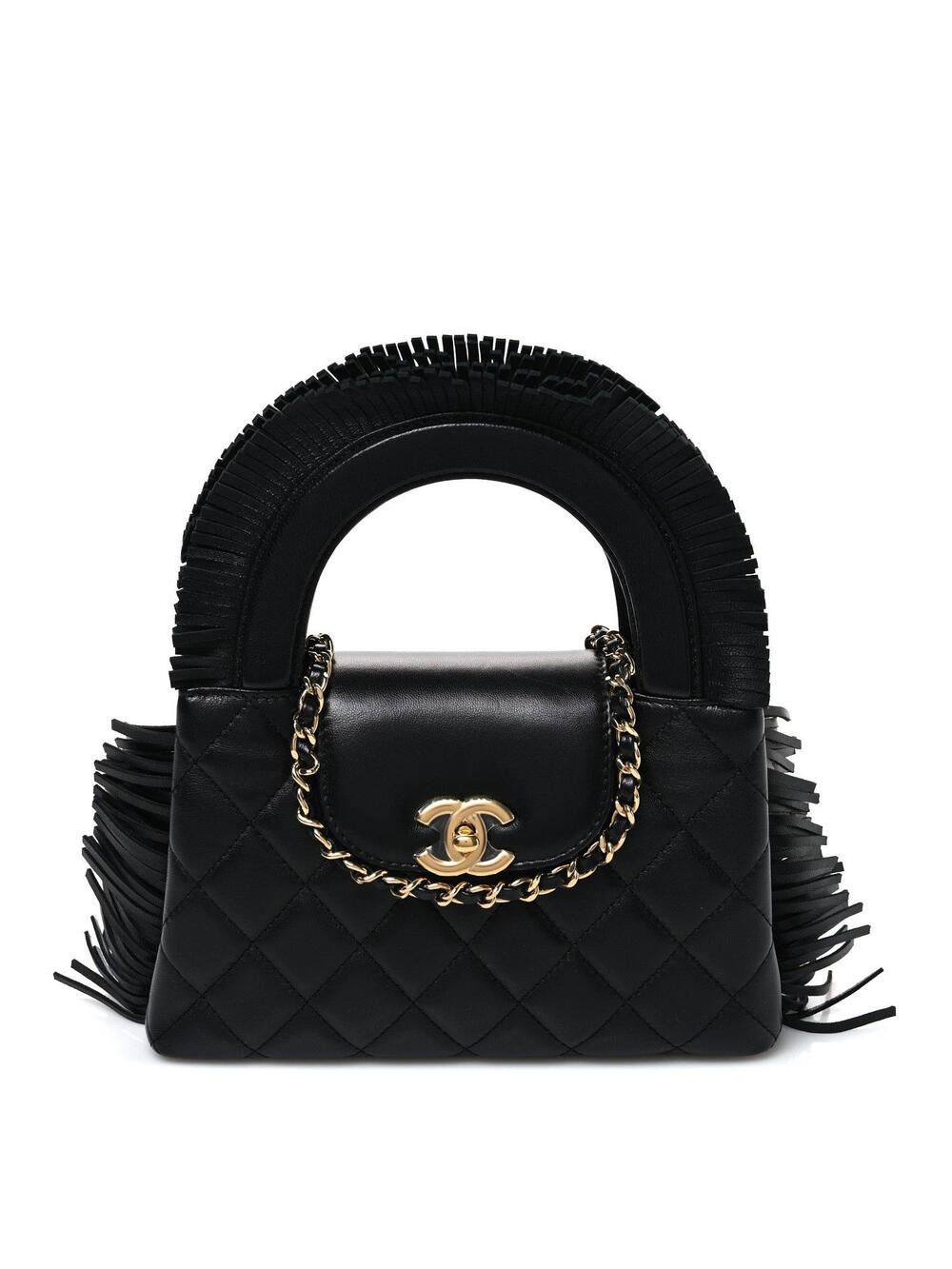 Chanel Lambskin Fringe Nano Kelly #343486C85B